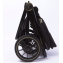 Детская коляска Peppy Monaco 2 в 1 Royal black (черный), рама черный глянец