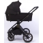 Детская коляска Peppy Monaco 2 в 1 Royal black (черный), рама черный глянец