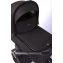 Детская коляска Peppy Monaco 2 в 1 Royal black (черный), рама черный глянец
