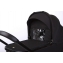 Детская коляска Peppy Monaco 2 в 1 Royal black (черный), рама черный глянец