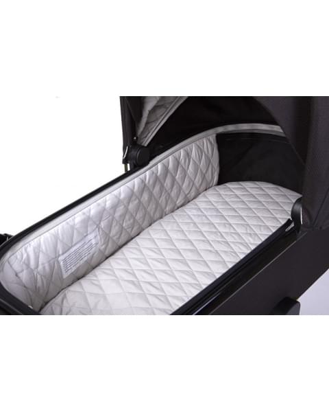 Детская коляска Peppy Monaco 2 в 1 Royal black (черный), рама черный глянец