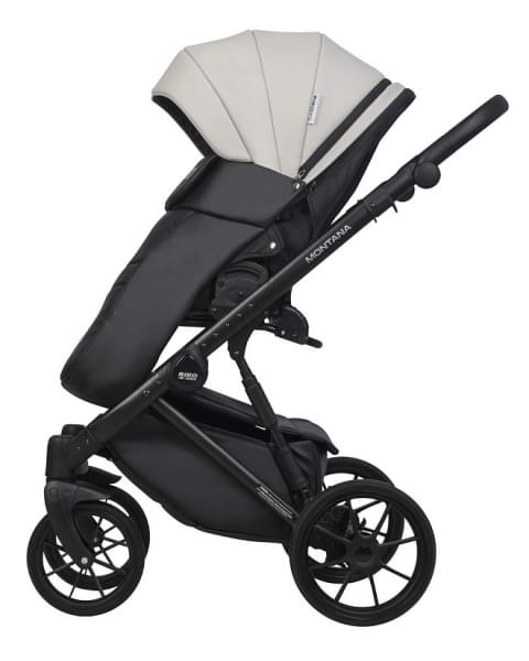 Детская коляска Riko Basic Montana Ecco 2 в 1 31 Light Silver-Black