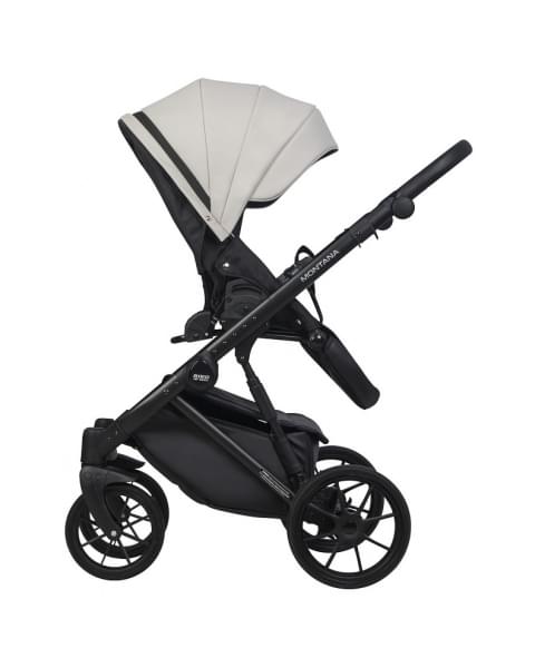 Детская коляска Riko Basic Montana Ecco 2 в 1 31 Light Silver-Black