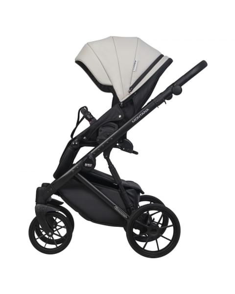 Детская коляска Riko Basic Montana Ecco 2 в 1 31 Light Silver-Black