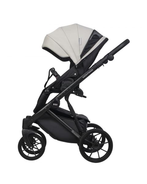 Детская коляска Riko Basic Montana Ecco 2 в 1 31 Light Silver-Black