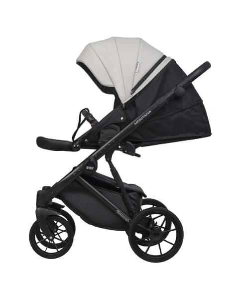 Детская коляска Riko Basic Montana Ecco 2 в 1 31 Light Silver-Black