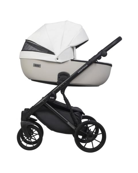 Детская коляска Riko Basic Montana Ecco 2 в 1 32 White-Light Silver