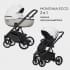 Детская коляска Riko Basic Montana Ecco 2 в 1 32 White-Light Silver