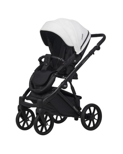 Детская коляска Riko Basic Montana Ecco 2 в 1 32 White-Light Silver