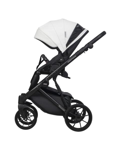 Детская коляска Riko Basic Montana Ecco 2 в 1 32 White-Light Silver