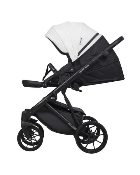 Детская коляска Riko Basic Montana Ecco 2 в 1 32 White-Light Silver