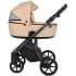 Детская коляска Roan Bass Next Кожа 3 в 1 с автокреслом Tutis Elo Lux EduSky Black RN082/1 Caramel