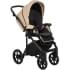 Детская коляска Roan Bass Next Кожа 3 в 1 с автокреслом Tutis Elo Lux EduSky Black RN082/1 Caramel