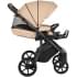 Детская коляска Roan Bass Next Кожа 3 в 1 с автокреслом Tutis Elo Lux EduSky Black RN082/1 Caramel