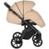 Детская коляска Roan Bass Next Кожа 3 в 1 с автокреслом Tutis Elo Lux EduSky Black RN082/1 Caramel