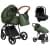 Детская коляска Roan Sol 3 в 1 с автокреслом Tutis Elo Lux EduSky Black RSL/1013 Boho Green