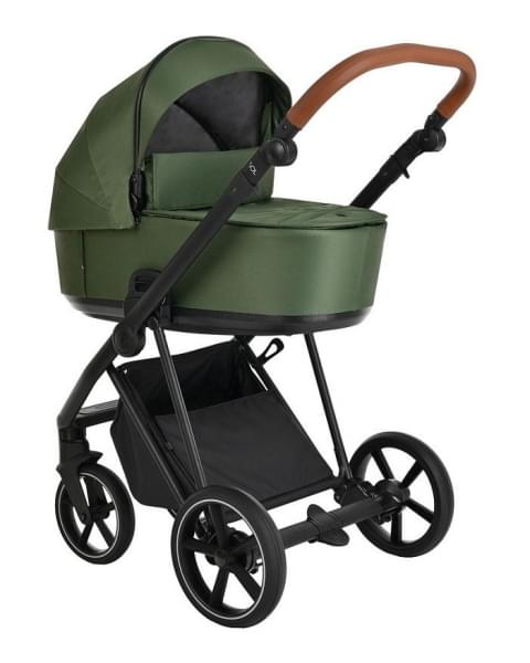 Детская коляска Roan Sol 3 в 1 с автокреслом Tutis Elo Lux EduSky Black RSL/1013 Boho Green
