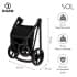 Детская коляска Roan Sol 3 в 1 с автокреслом Tutis Elo Lux EduSky Black RSL/1013 Boho Green