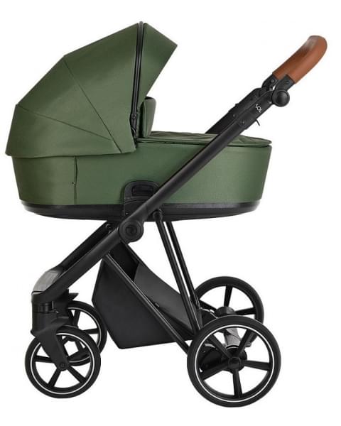 Детская коляска Roan Sol 3 в 1 с автокреслом Tutis Elo Lux EduSky Black RSL/1013 Boho Green