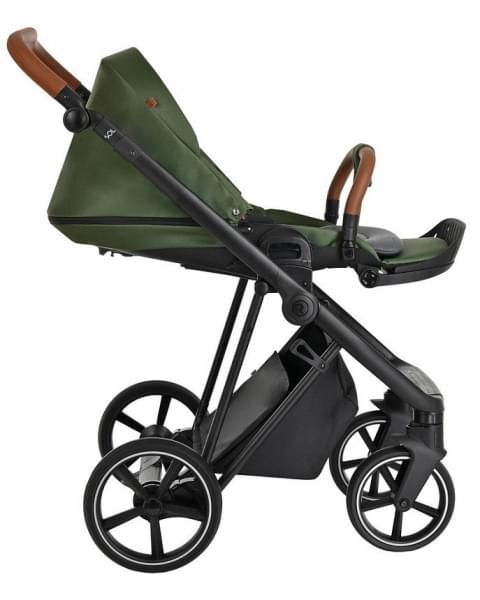 Детская коляска Roan Sol 3 в 1 с автокреслом Tutis Elo Lux EduSky Black RSL/1013 Boho Green