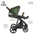 Детская коляска Roan Sol 3 в 1 с автокреслом Tutis Elo Lux EduSky Black RSL/1013 Boho Green