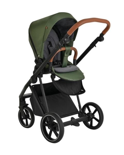 Детская коляска Roan Sol 3 в 1 с автокреслом Tutis Elo Lux EduSky Black RSL/1013 Boho Green