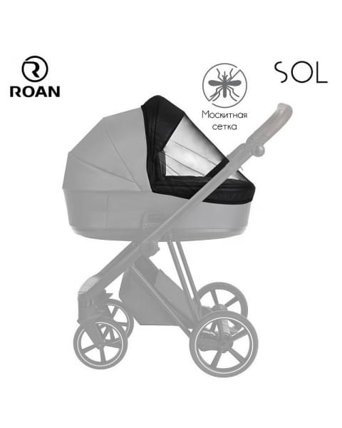 Детская коляска Roan Sol 3 в 1 с автокреслом Tutis Elo Lux EduSky Black RSL/1013 Boho Green