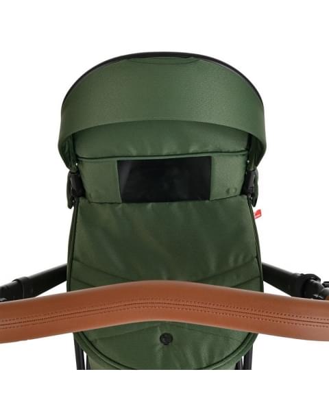 Детская коляска Roan Sol 3 в 1 с автокреслом Tutis Elo Lux EduSky Black RSL/1013 Boho Green