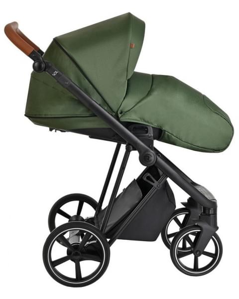 Детская коляска Roan Sol 3 в 1 с автокреслом Tutis Elo Lux EduSky Black RSL/1013 Boho Green