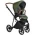 Детская коляска Roan Sol 3 в 1 с автокреслом Tutis Elo Lux EduSky Black RSL/1013 Boho Green