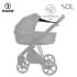 Детская коляска Roan Sol 3 в 1 с автокреслом Tutis Elo Lux EduSky Black RSL/1013 Boho Green