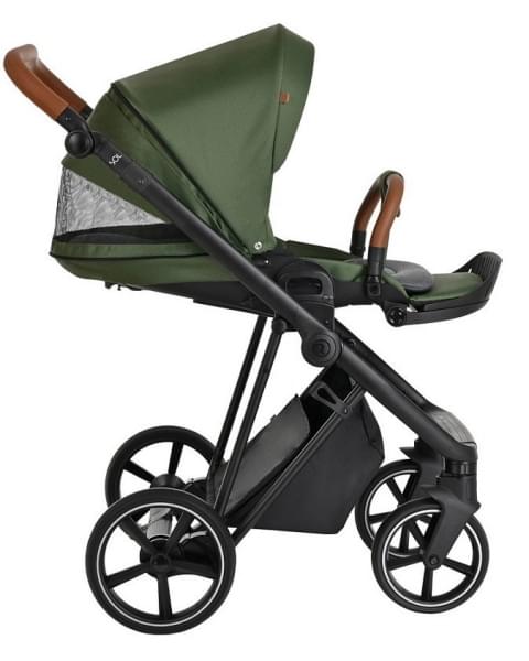 Детская коляска Roan Sol 3 в 1 с автокреслом Tutis Elo Lux EduSky Black RSL/1013 Boho Green
