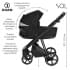 Детская коляска Roan Sol 3 в 1 с автокреслом Tutis Elo Lux EduSky Black RSL/1016 True Black