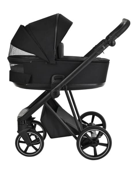 Детская коляска Roan Sol 3 в 1 с автокреслом Tutis Elo Lux EduSky Black RSL/1016 True Black