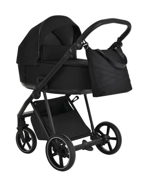 Детская коляска Roan Sol 3 в 1 с автокреслом Tutis Elo Lux EduSky Black RSL/1016 True Black