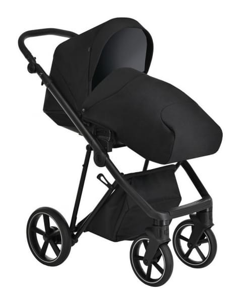 Детская коляска Roan Sol 3 в 1 с автокреслом Tutis Elo Lux EduSky Black RSL/1016 True Black
