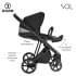 Детская коляска Roan Sol 3 в 1 с автокреслом Tutis Elo Lux EduSky Black RSL/1016 True Black