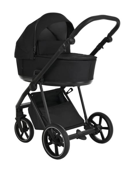 Детская коляска Roan Sol 3 в 1 с автокреслом Tutis Elo Lux EduSky Black RSL/1016 True Black