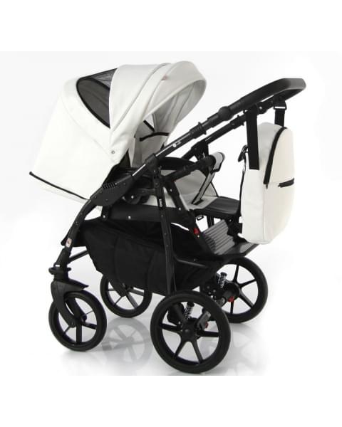 Детская коляска Sevillababy Uno 2 в 1 белый экокожа