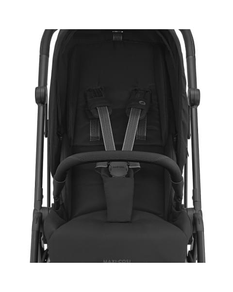 Детская прогулочная коляска Maxi-Cosi Leona² большие колеса 1204390110 Twillic Black черный