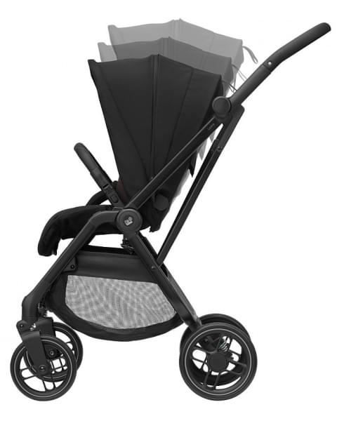 Детская прогулочная коляска Maxi-Cosi Leona² большие колеса 1204390110 Twillic Black черный