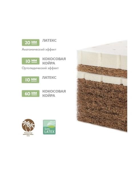 Детский матрас Plitex Bamboo Nature (120х60х11 см)