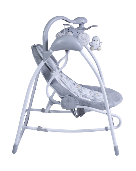 Электрокачели 2в1 Sweet Baby Pure Pinguino Grigio