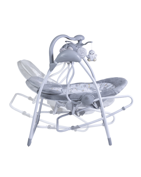 Электрокачели 2в1 Sweet Baby Pure Pinguino Grigio