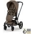 Коляска Cybex Priam V Matt Black Style Collection 2 в 1 Coconut Brown