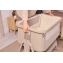 Колыбель приставная Tutti Bambini CoZee Air 2 с колесами Toasted Oak/Sand