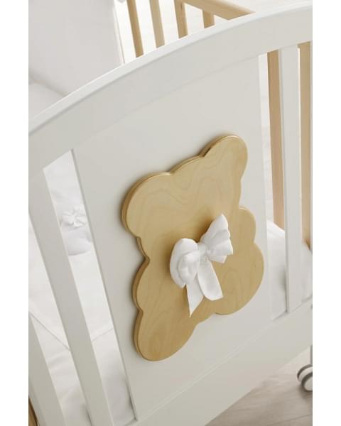 Детская кровать Erbesi Dudu белый/натуральный