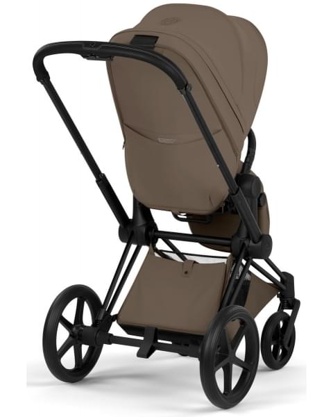 Коляска Cybex Priam V Matt Black Style Collection 2 в 1 Coconut Brown