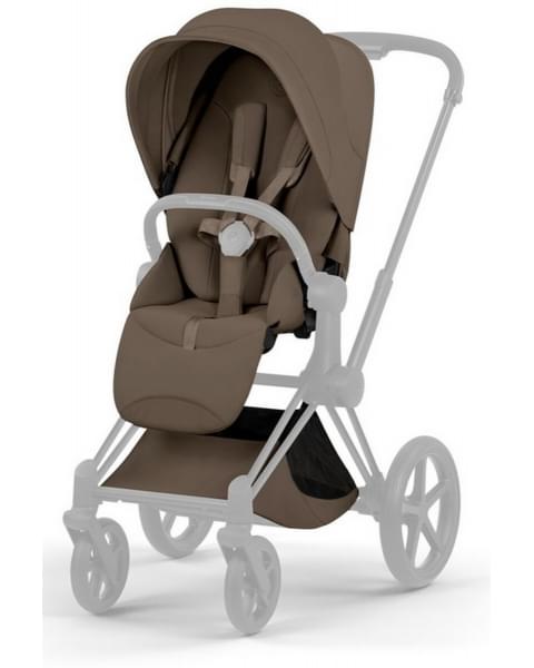 Коляска Cybex Priam V Matt Black Style Collection 2 в 1 Coconut Brown
