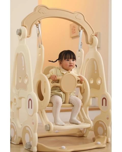 Горка с качелями UNIX Kids Car Camel